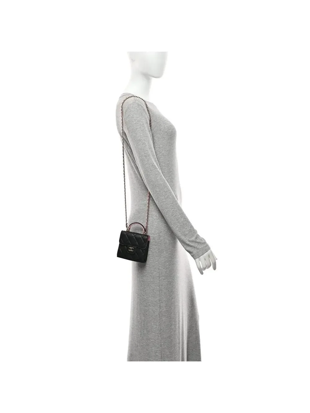 Chanel Lambskin Quilted Bi-Color Top #323524C19B